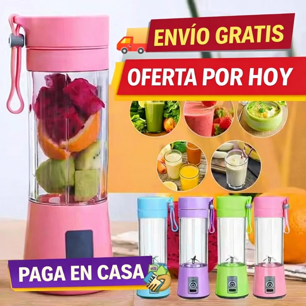Vaso Licuadora Portátil Recargable